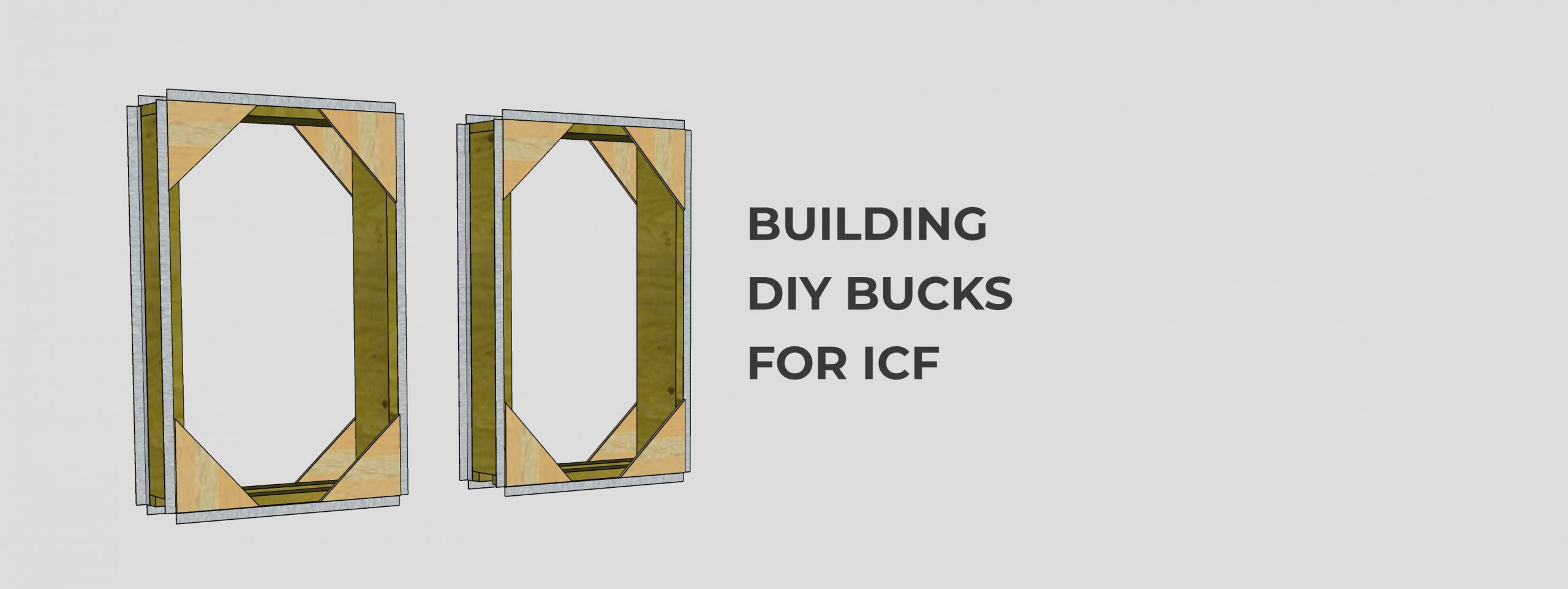 Building Simple Window Bucks for ICF