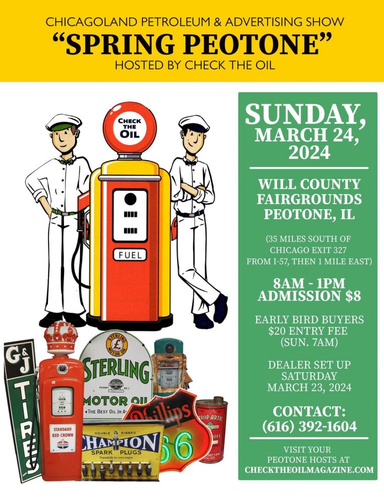 Check the Oil Spring Peotone Gas & Oil Swap Meet
